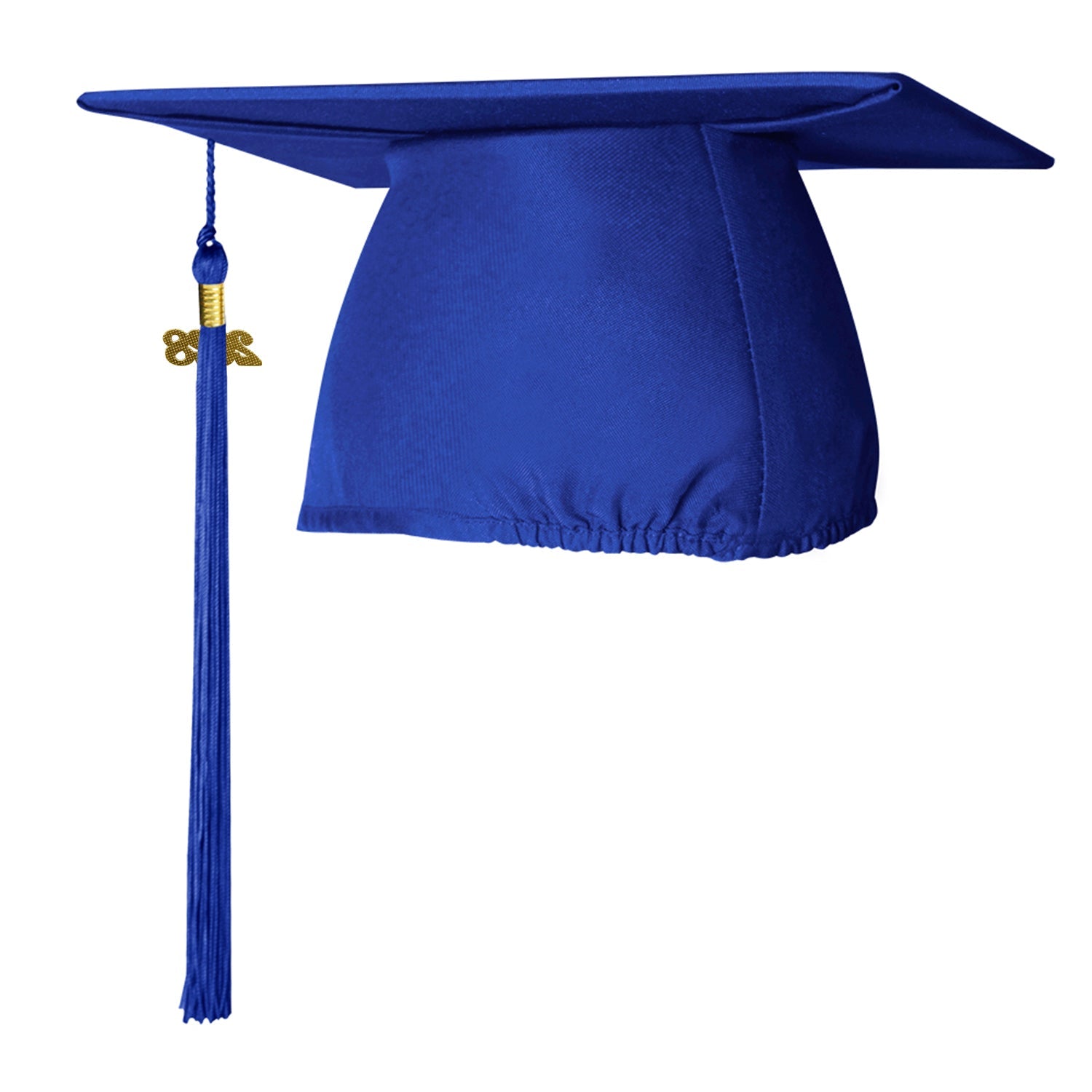 Matte Royal Blue Graduation Cap & Tassel - Endea Graduation