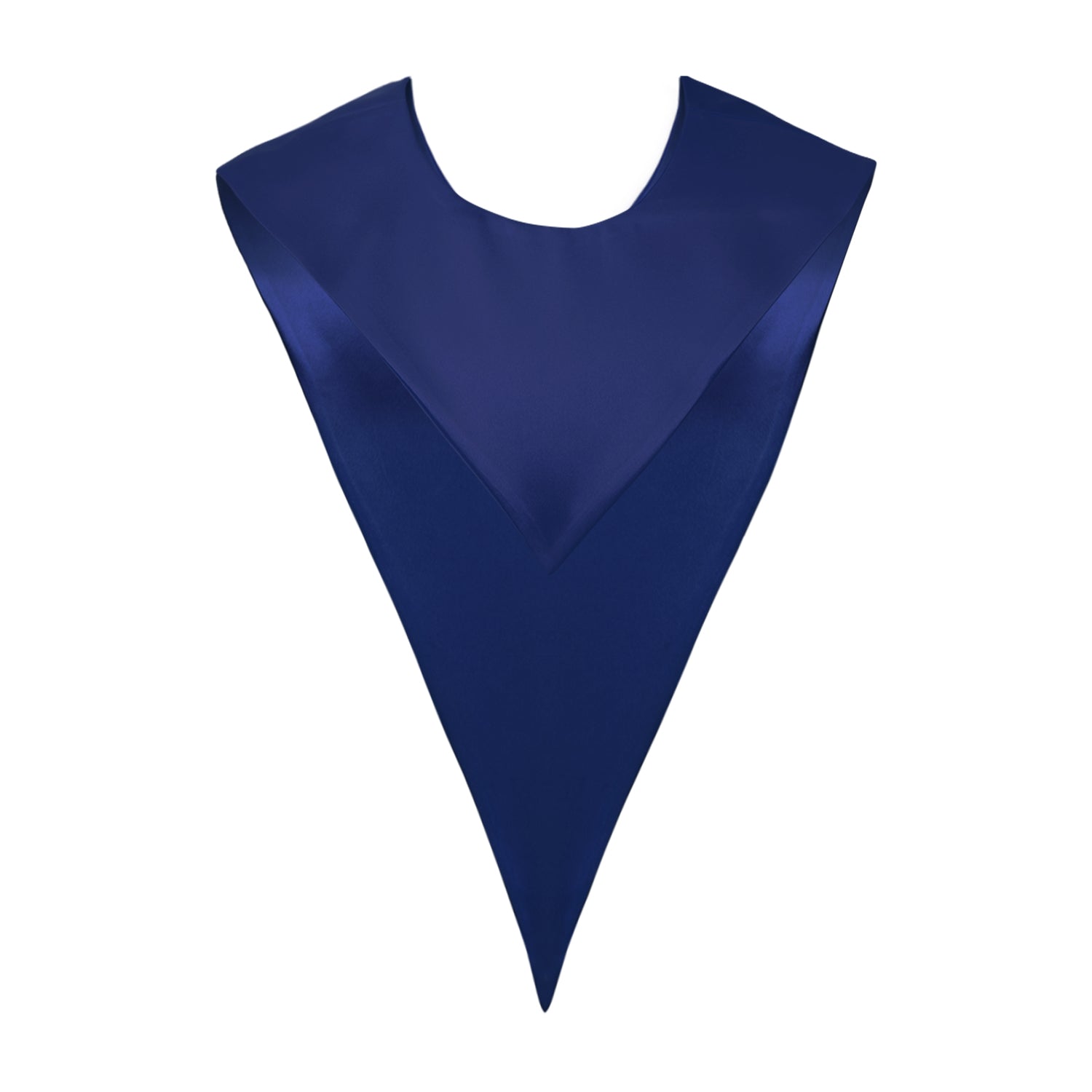 Navy Blue Graduation V-Stole