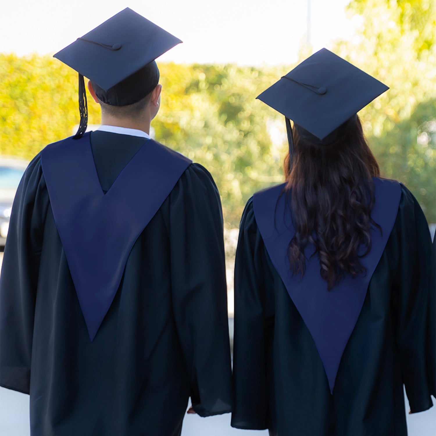 Navy Blue Graduation V - Stole - Endea Graduation