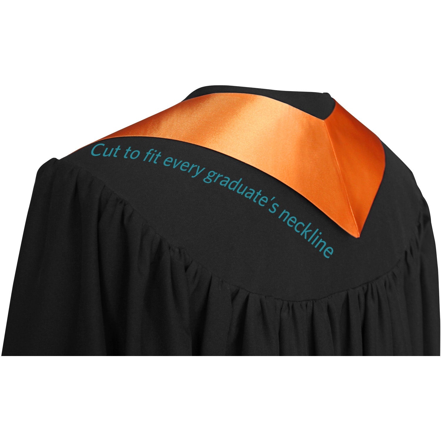 Orange Class of 2026 Graduation Stole/Sash with Classic Tips - Endea Graduation