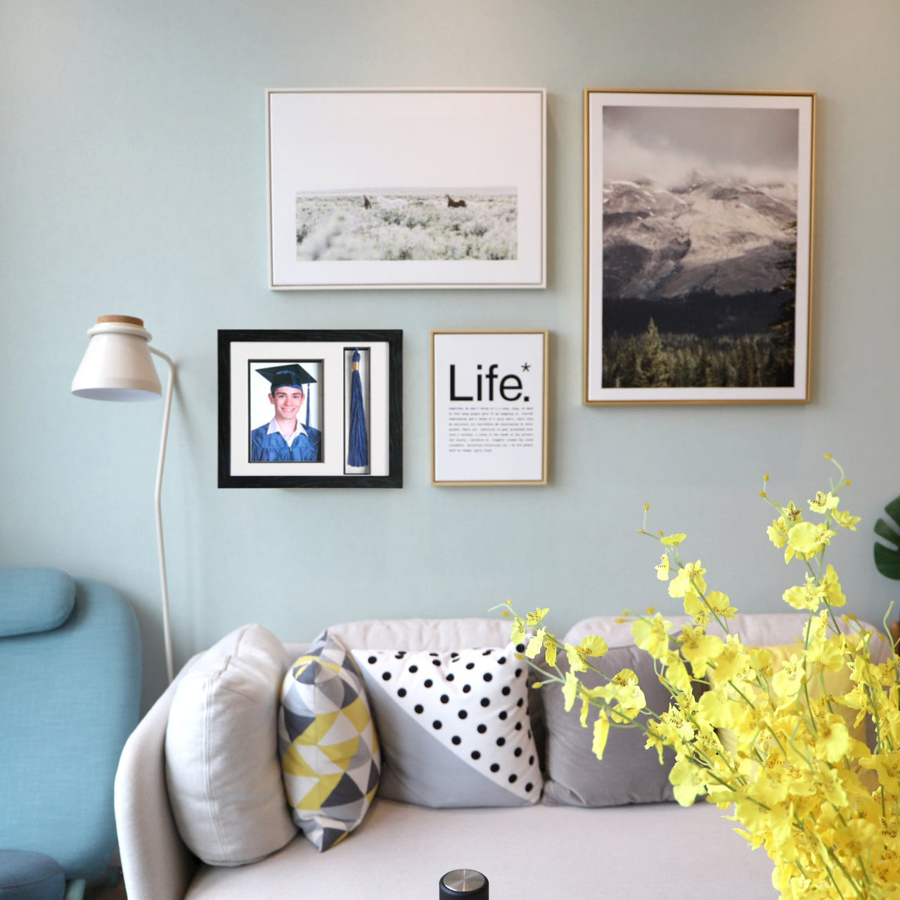 Picture Frame and Tassel Holder 11.2"x10" with Shatter - Resistant Glass - Endea Graduation