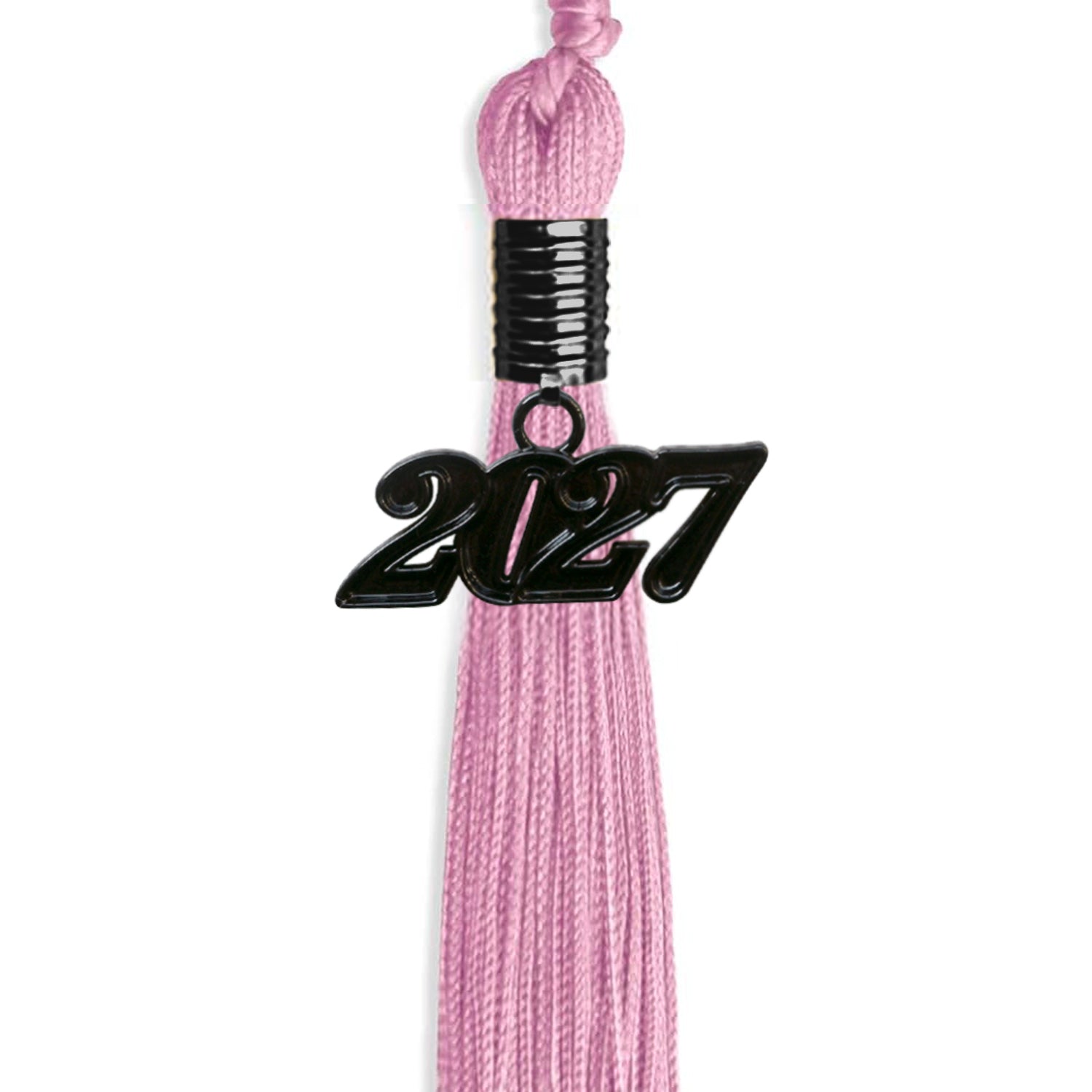 Pink Graduation Tassel with Black Date Drop - Endea Graduation