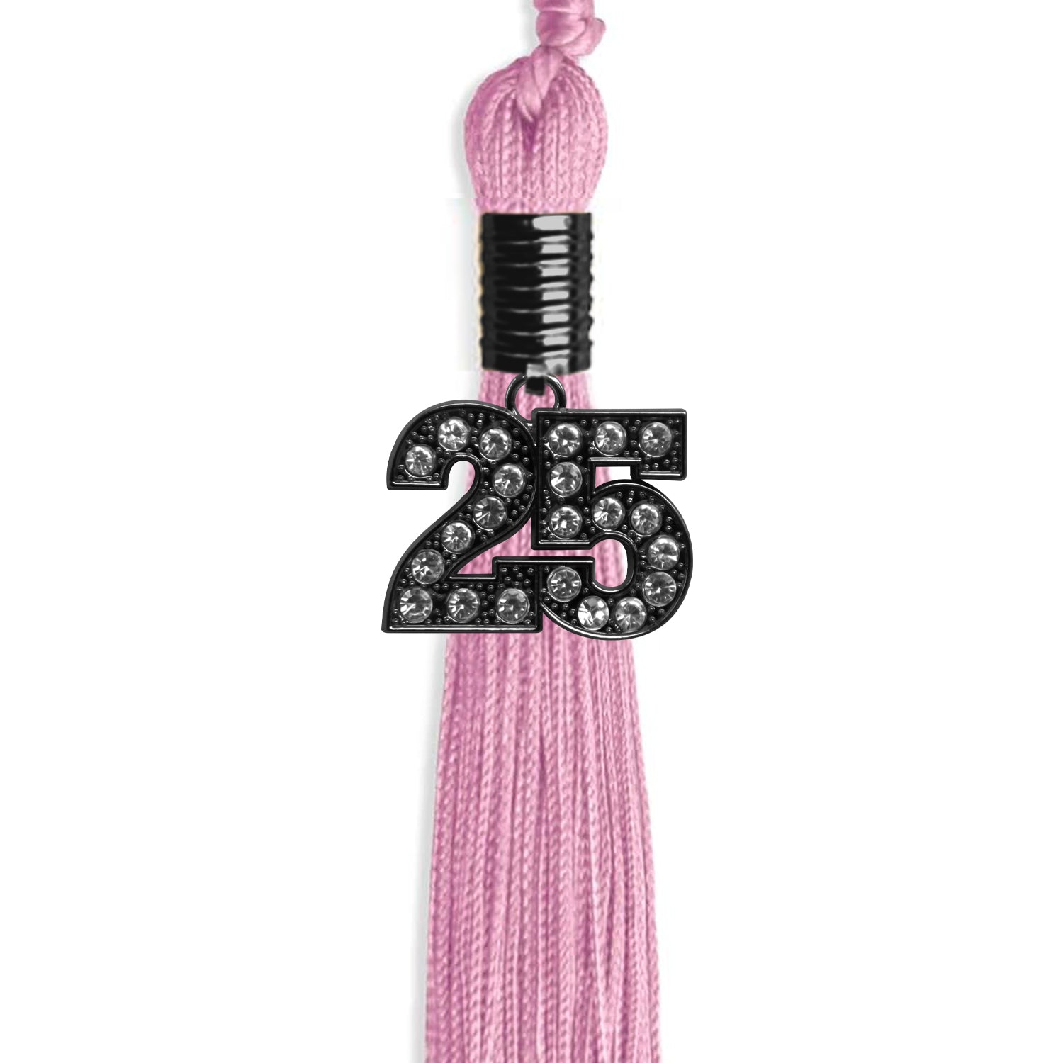 Pink Graduation Tassel with Black Date Drop - Endea Graduation