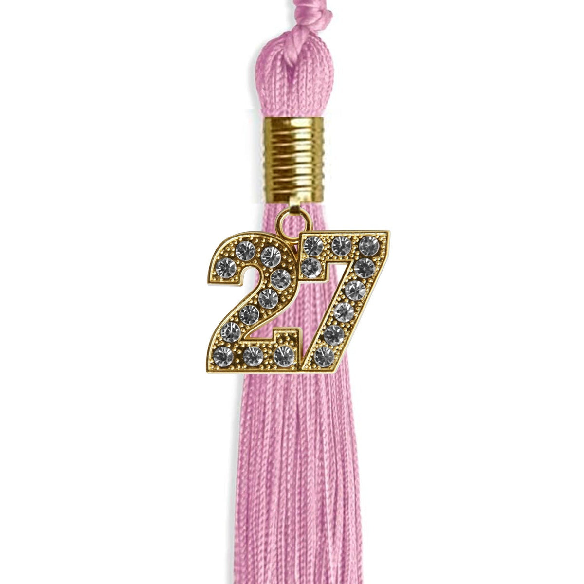 Pink Graduation Tassel with Gold Bling Charm - Endea Graduation