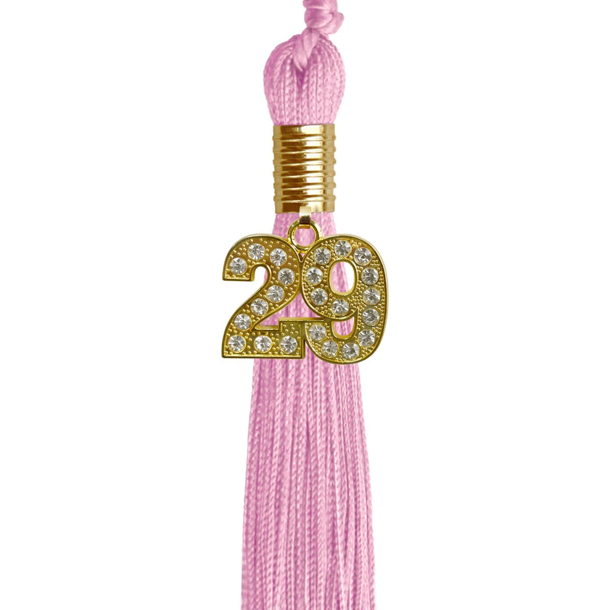 Pink Graduation Tassel with Gold Bling Charm - Endea Graduation