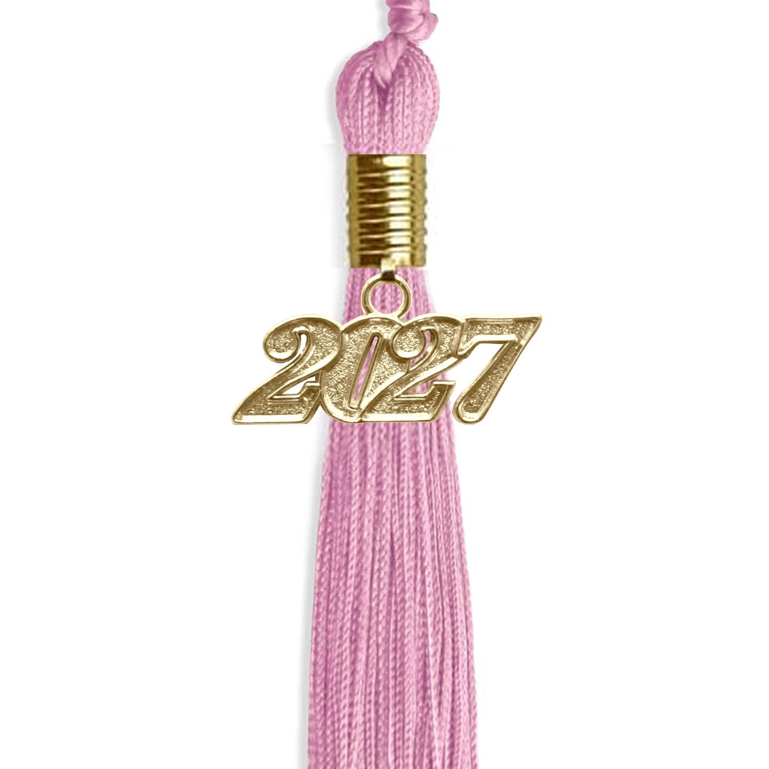 Pink Graduation Tassel with Gold Date Drop - Endea Graduation