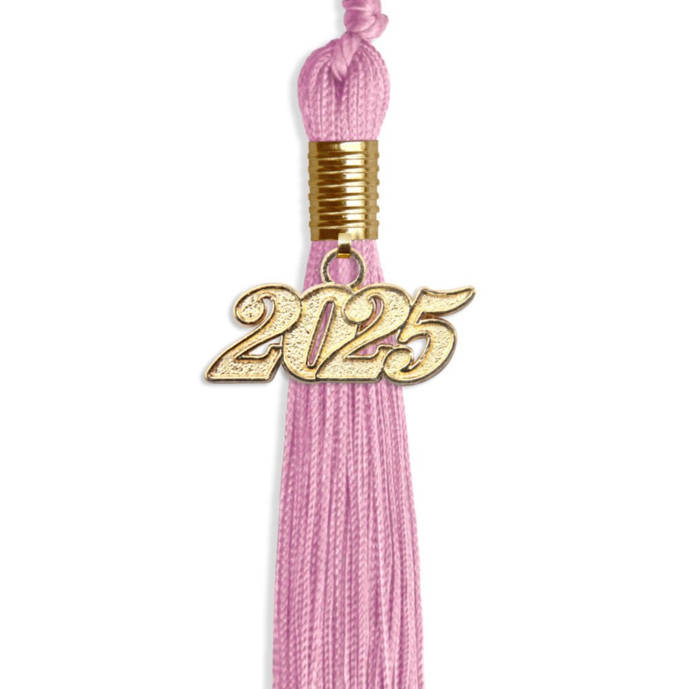 Pink Graduation Tassel with Gold Date Drop - Endea Graduation