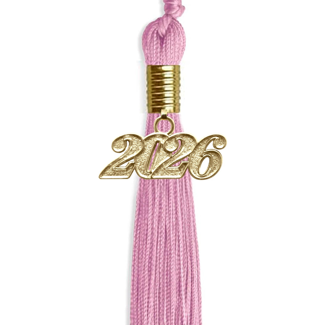 Pink Graduation Tassel with Gold Date Drop - Endea Graduation