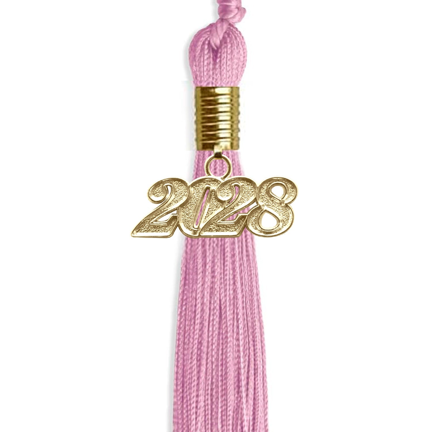 Pink Graduation Tassel with Gold Date Drop - Endea Graduation