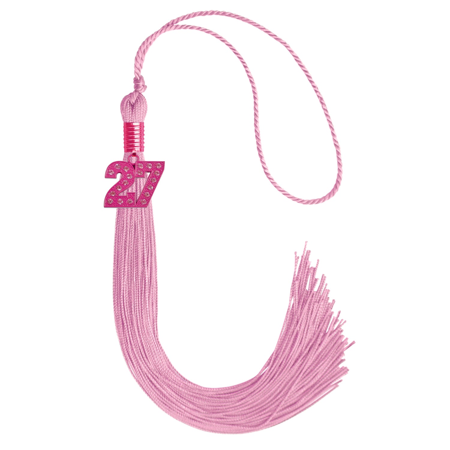 Pink Graduation Tassel with Pink Bling Charm - Endea Graduation