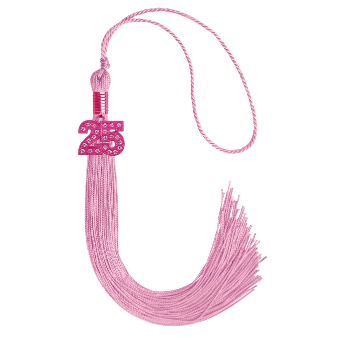 Pink Graduation Tassel with Pink Bling Charm - Endea Graduation