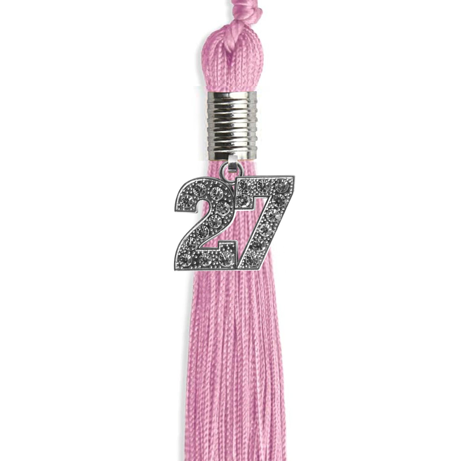 Pink Graduation Tassel with Silver Date Drop - Endea Graduation