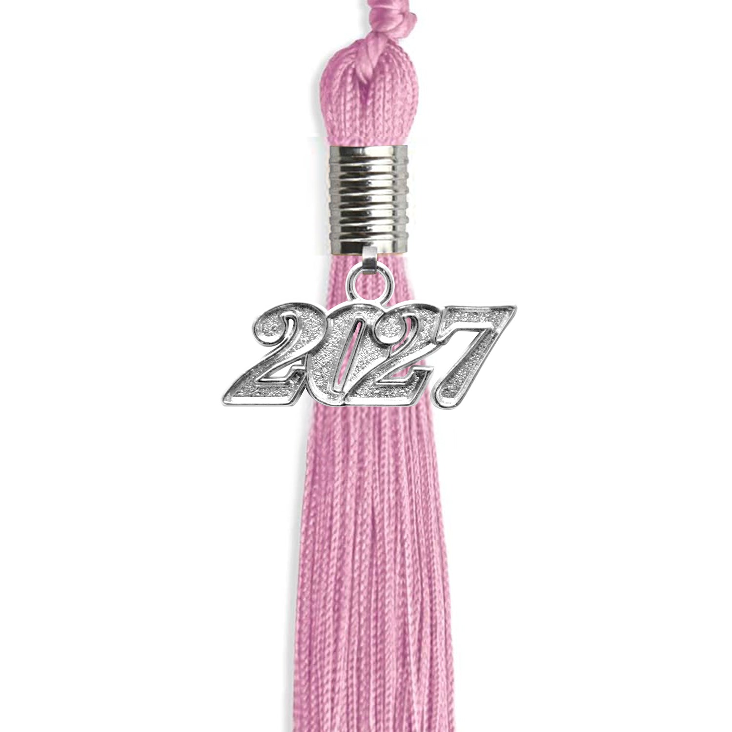 Pink Graduation Tassel with Silver Date Drop - Endea Graduation