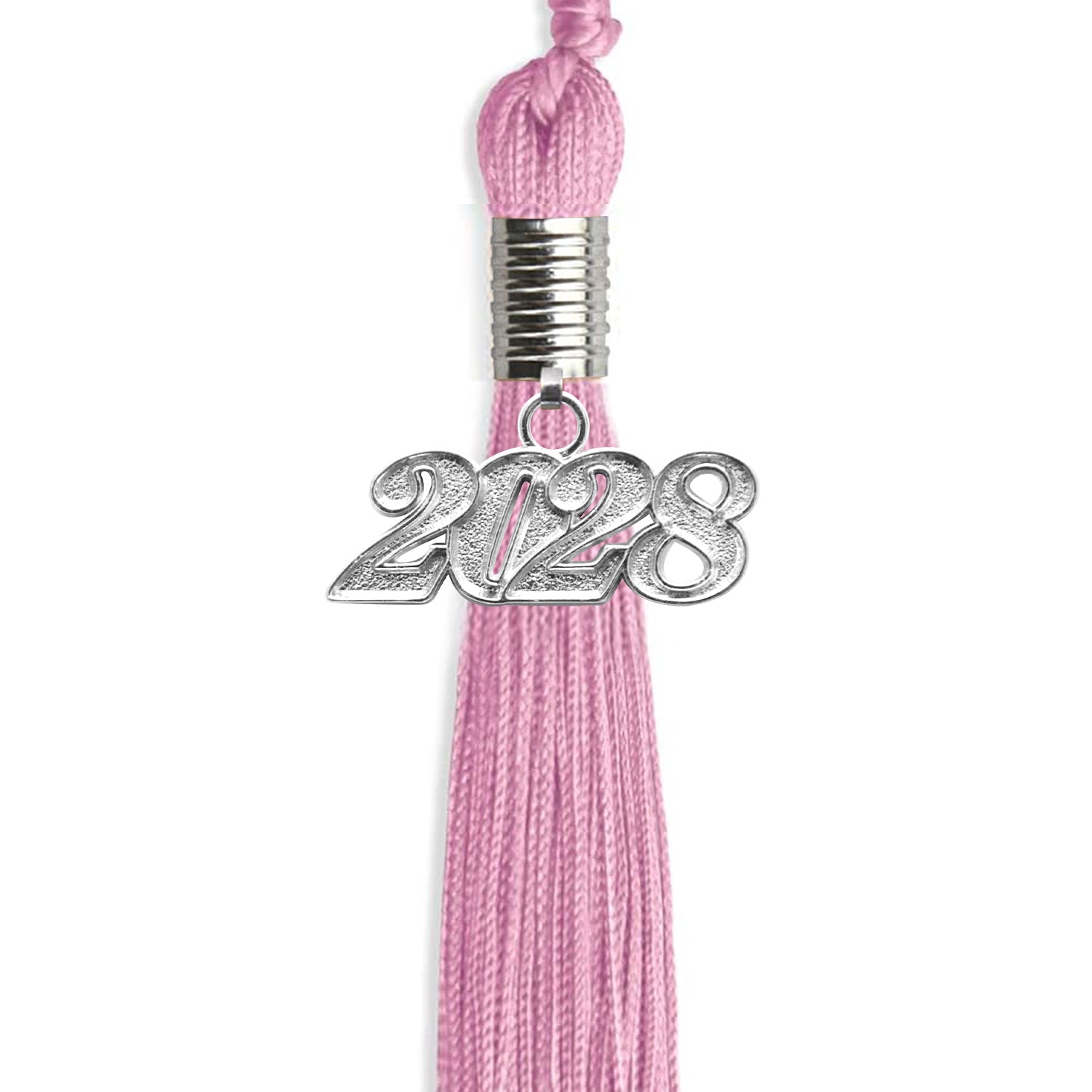 Pink Graduation Tassel with Silver Date Drop - Endea Graduation