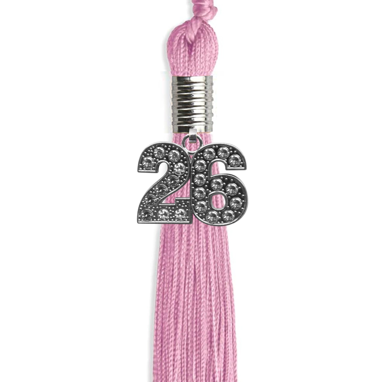 Pink Graduation Tassel with Silver Date Drop - Endea Graduation