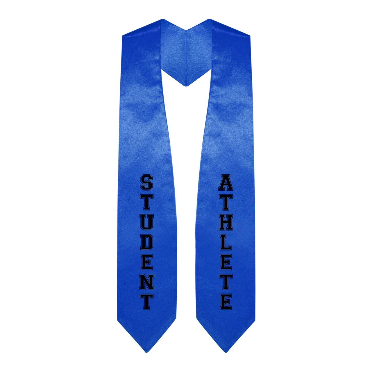 Royal Blue Student Athlete Graduate Stole/Sash with Classic Tips - Endea Graduation