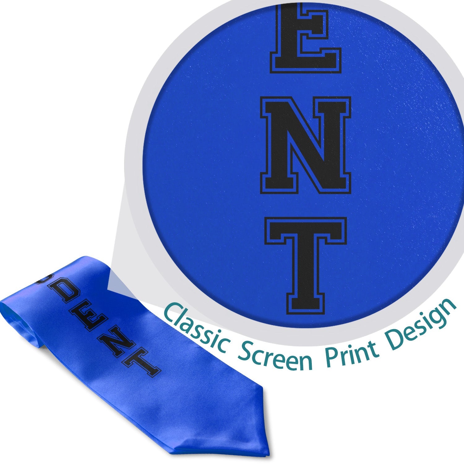 Royal Blue Student Athlete Graduate Stole/Sash with Classic Tips - Endea Graduation