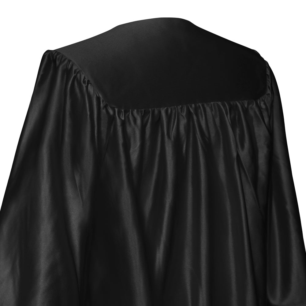 Shiny Black Graduation Gown for Preschool - Endea Graduation