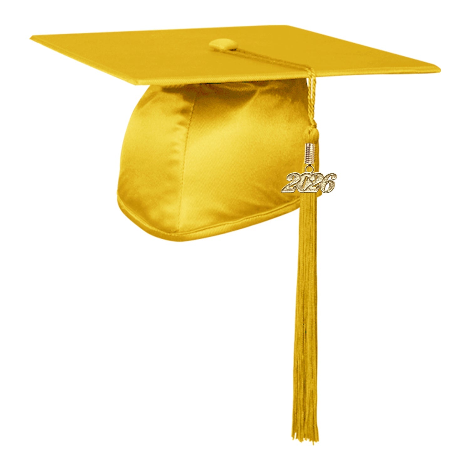 Shiny Gold Graduation Cap & Tassel - Endea Graduation