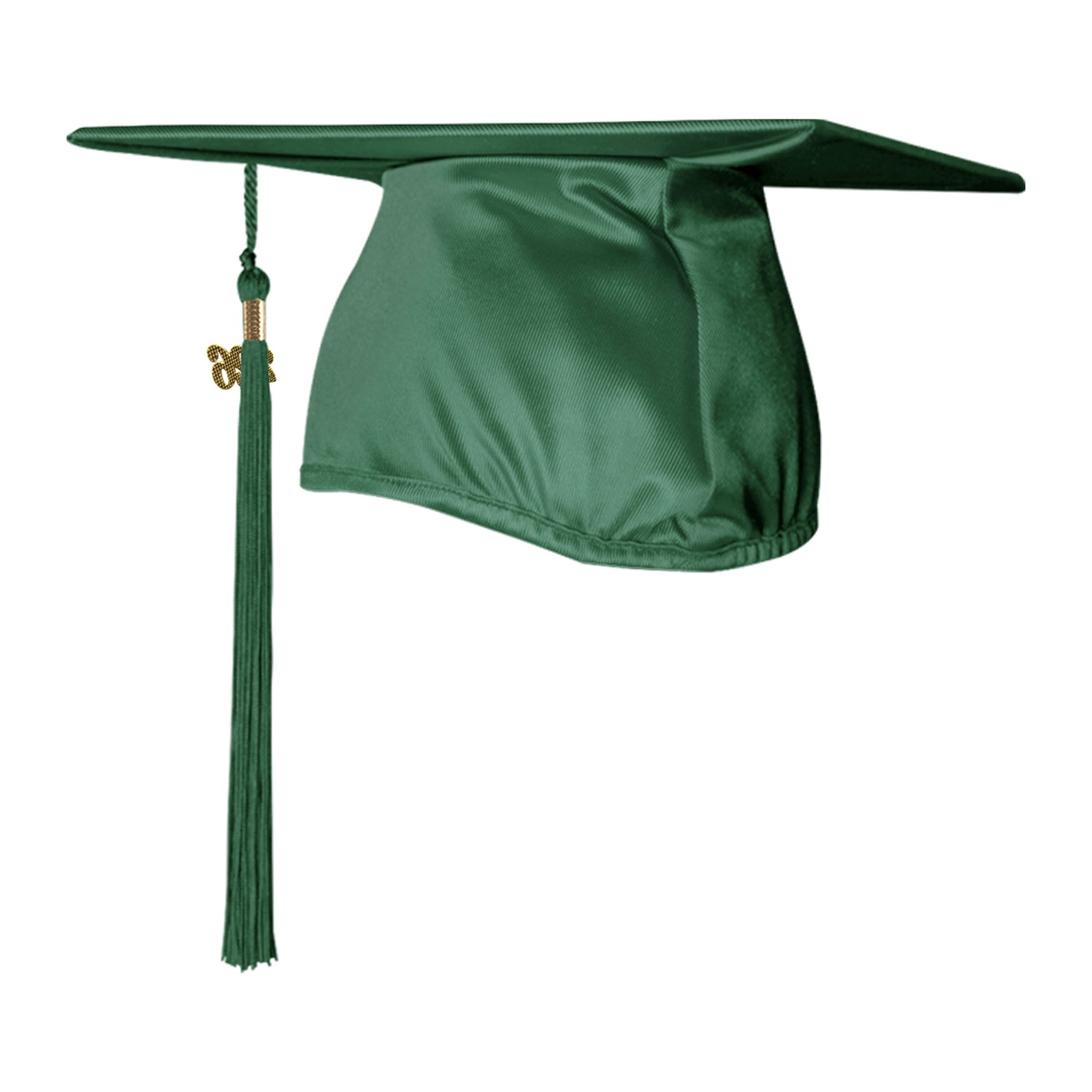 Shiny Hunter Green Graduation Cap & Tassel - Endea Graduation