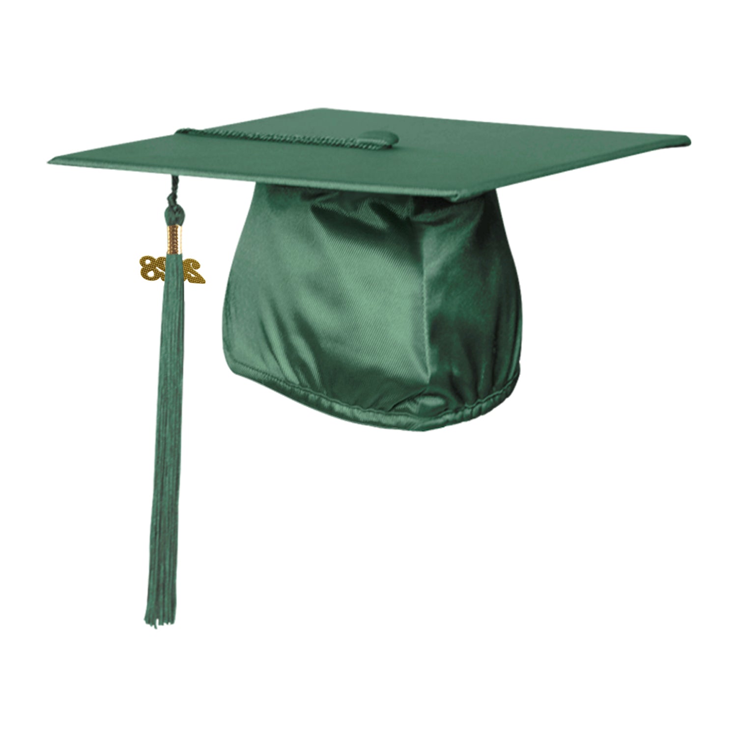 Shiny Hunter Green Graduation Cap & Tassel - Endea Graduation