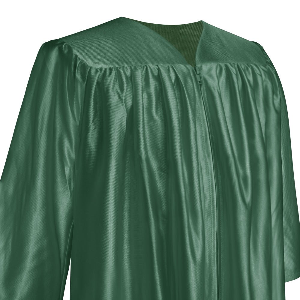 Shiny Hunter Green Graduation Gown for Preschool - Endea Graduation