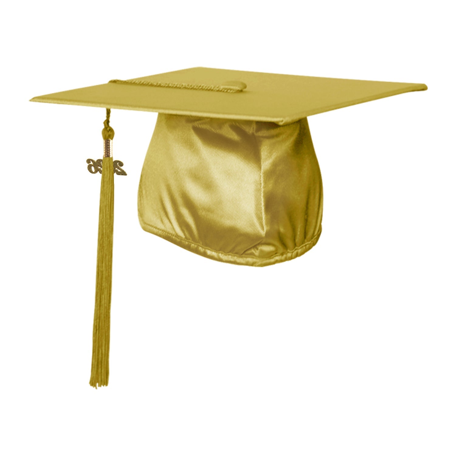 Shiny Majestic Gold Graduation Cap & Tassel - Endea Graduation