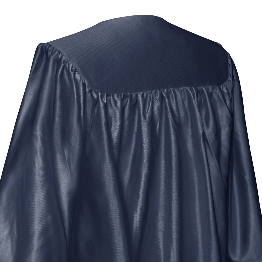 Shiny Navy Blue Graduation Gown for Preschool - Endea Graduation