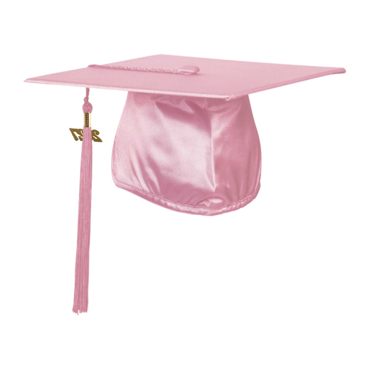 Shiny Pink Graduation Cap & Tassel - Endea Graduation