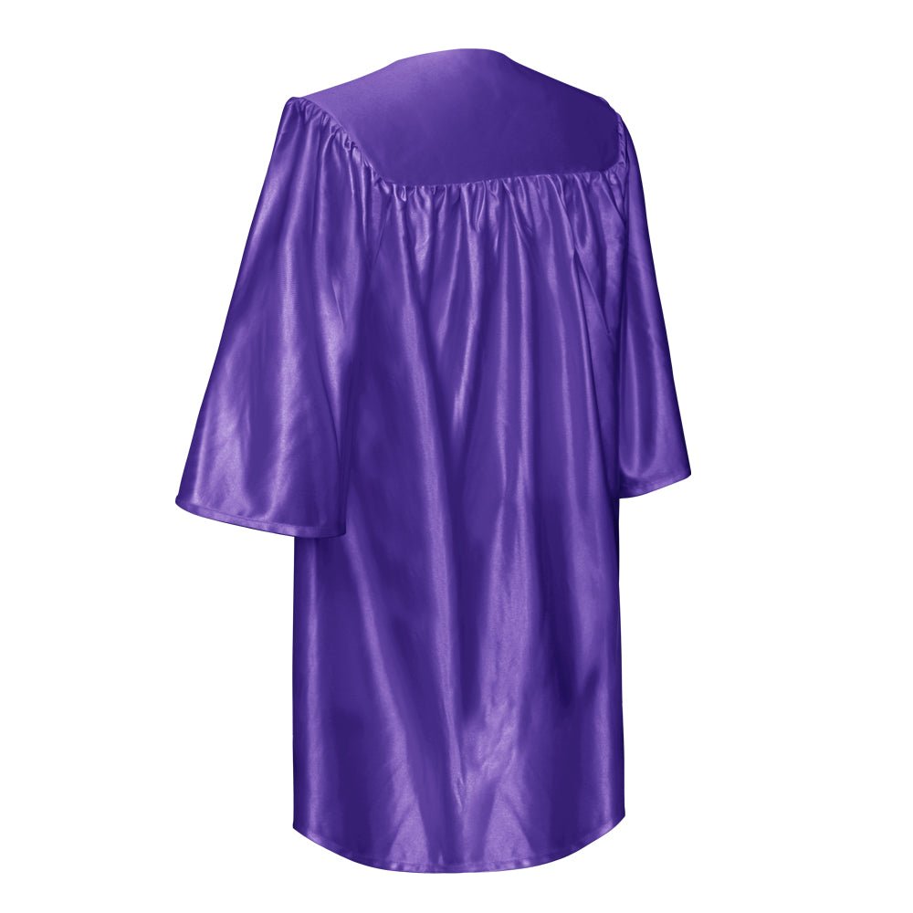 Shiny Purple Graduation Cap and Gown for Pre - school - Endea Graduation