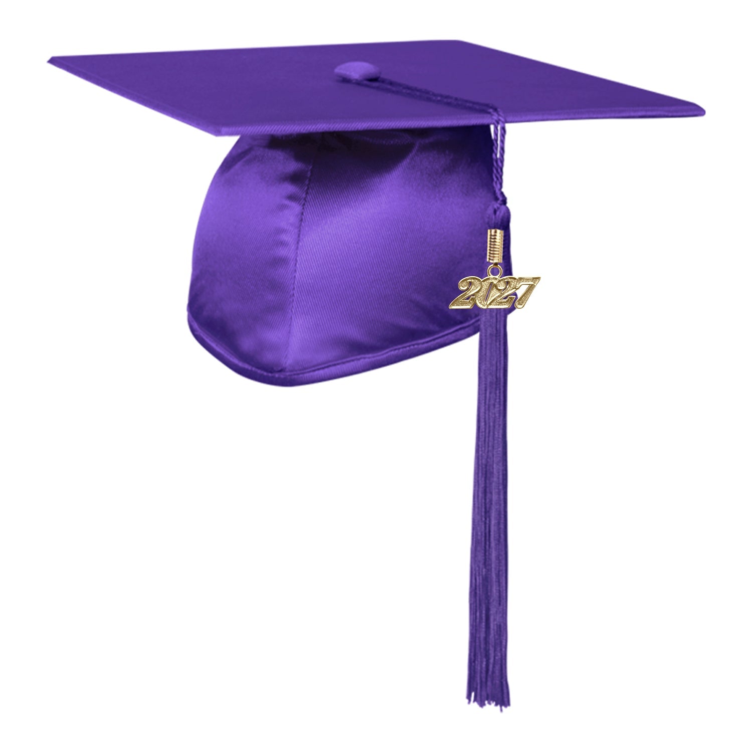 Shiny Purple Graduation Cap & Tassel - Endea Graduation