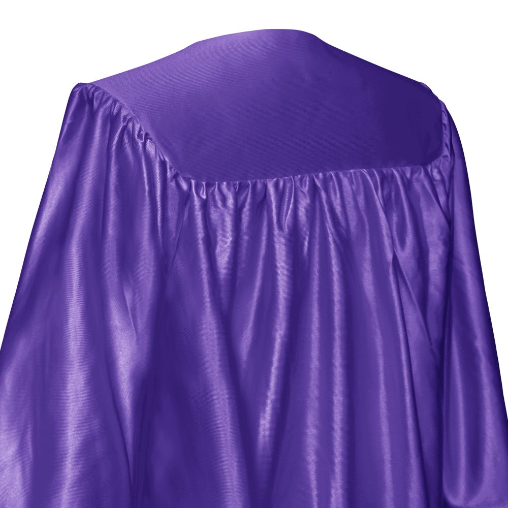 Shiny Purple Graduation Gown for Preschool - Endea Graduation