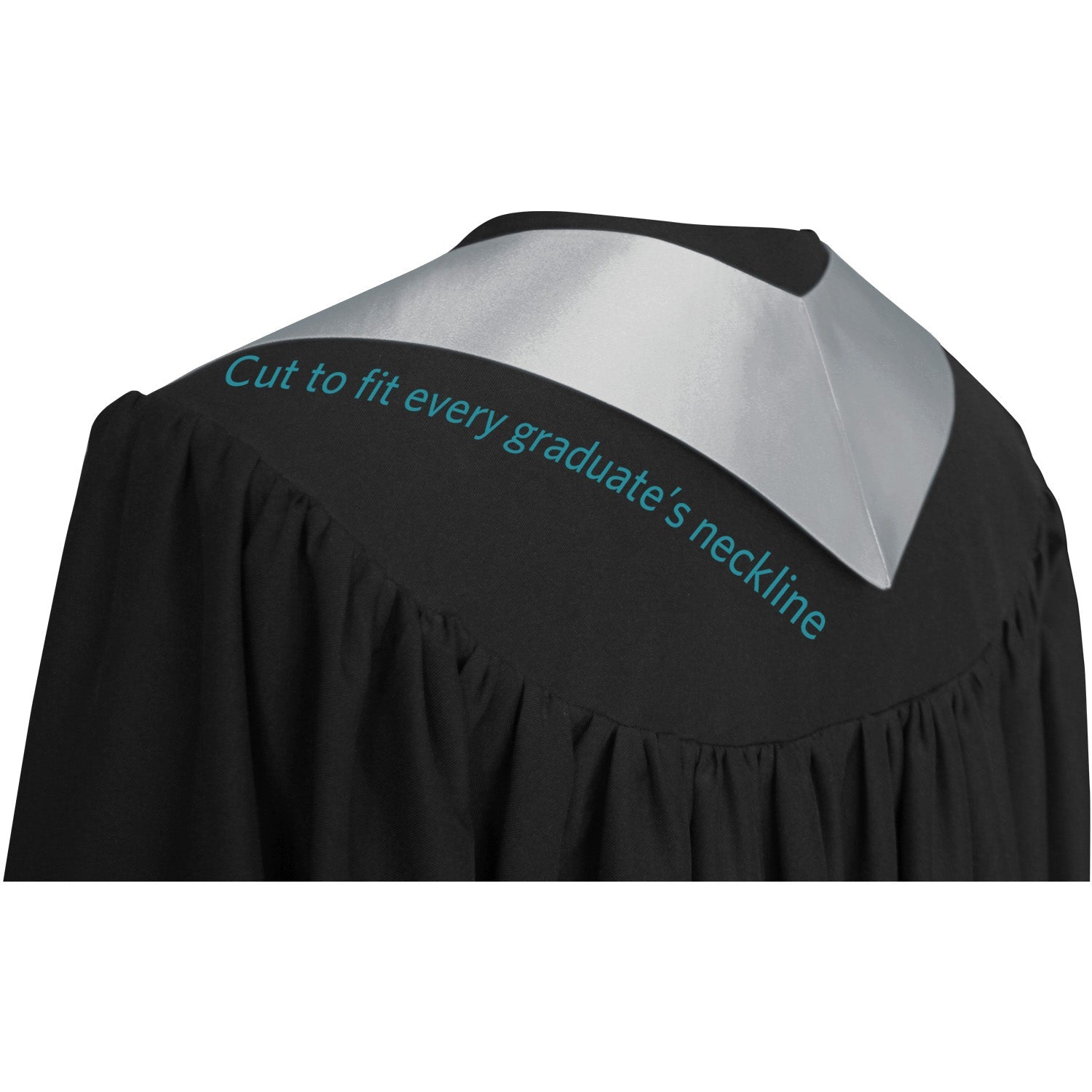 Silver Class of 2026 Graduation Stole/Sash with Classic Tips - Endea Graduation