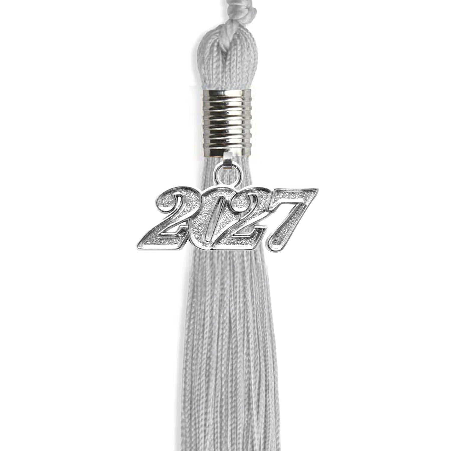 Silver Graduation Tassel with Silver Date Drop - Endea Graduation