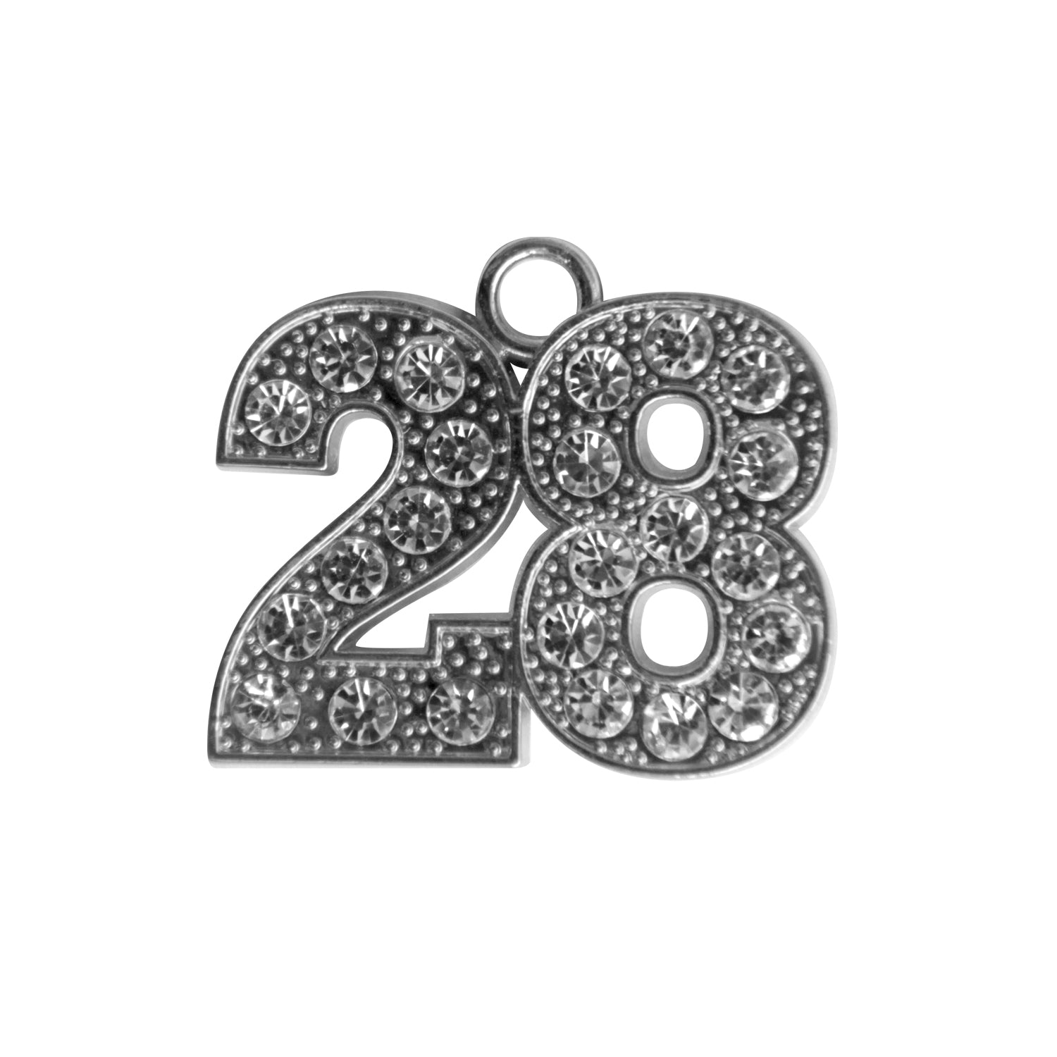 Silver Tassel Date Bling Charm Year 2028 - Endea Graduation