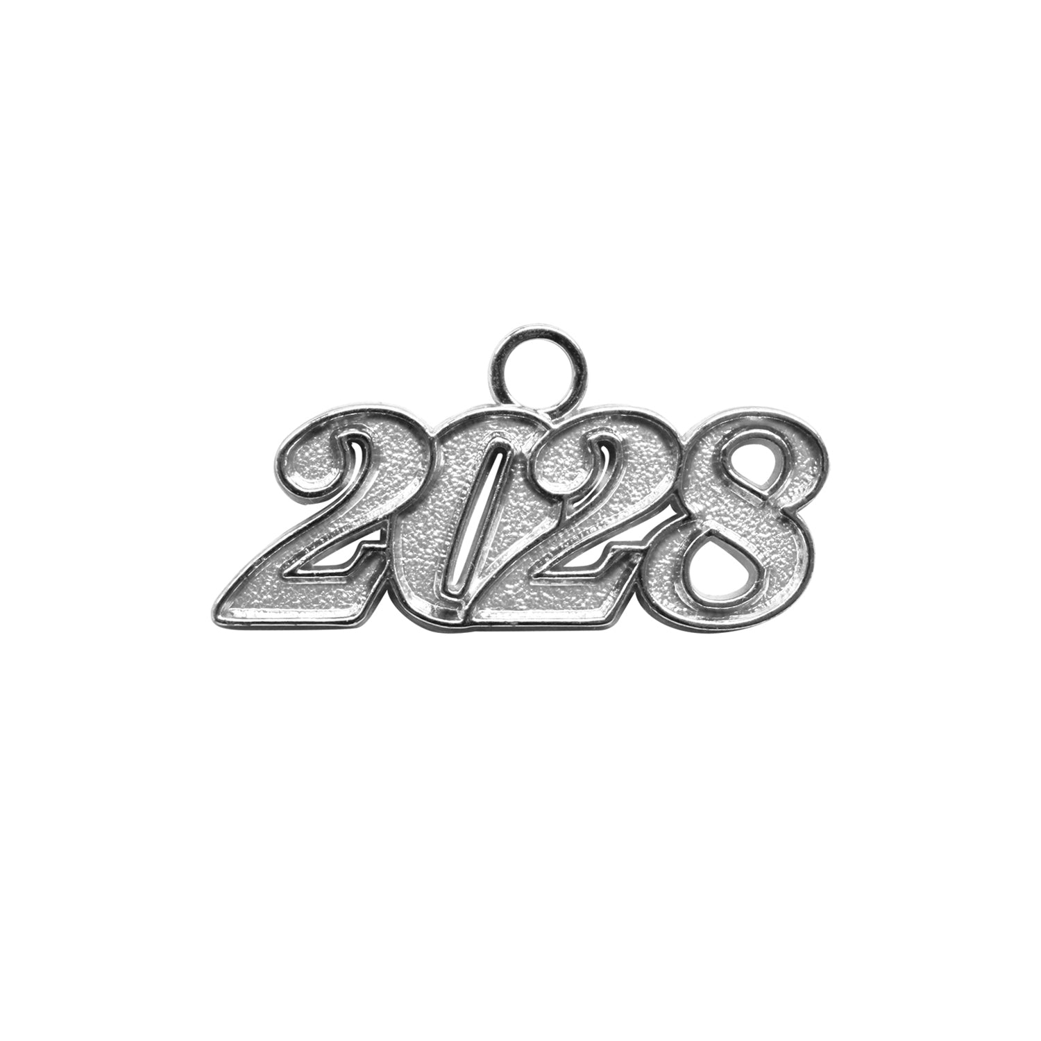 Silver Tassel Date Charm Year 2028 - Endea Graduation