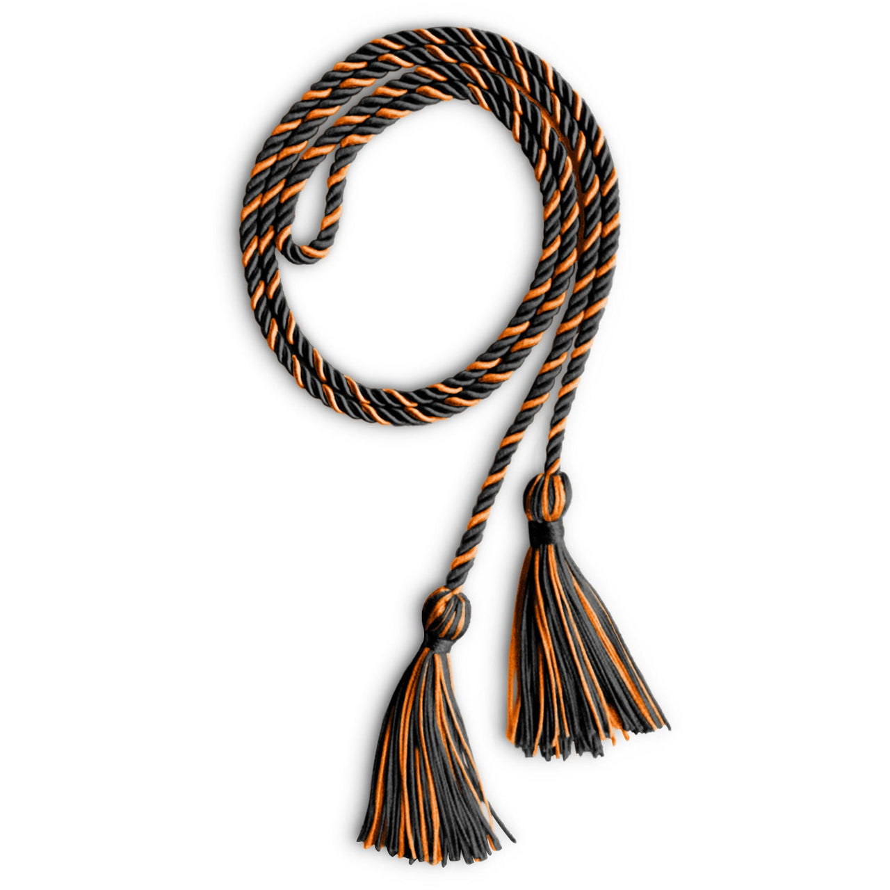 Single Graduation Honor Cord Black/Orange - Endea Graduation