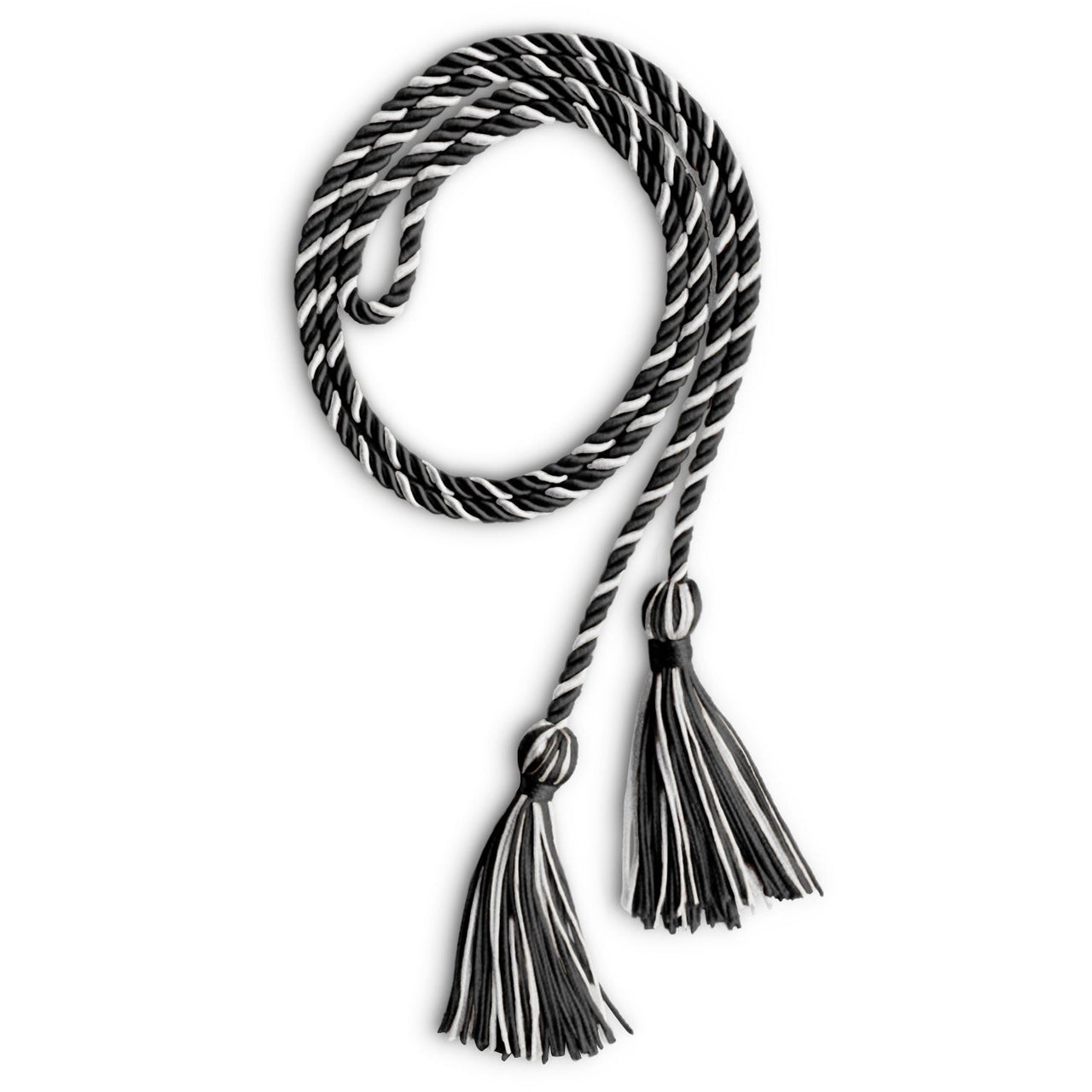 Single Graduation Honor Cord Black/White - Endea Graduation