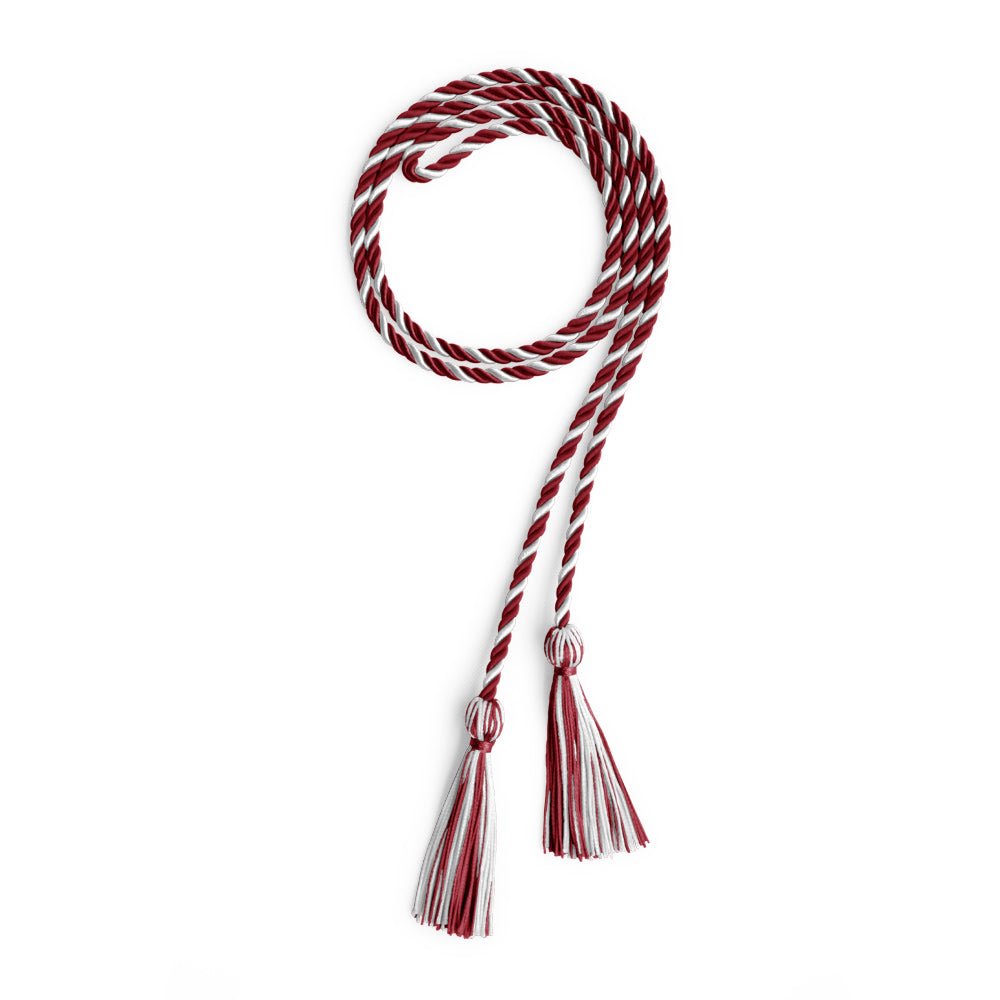 Single Graduation Honor Cord Cardinal/White - Endea Graduation