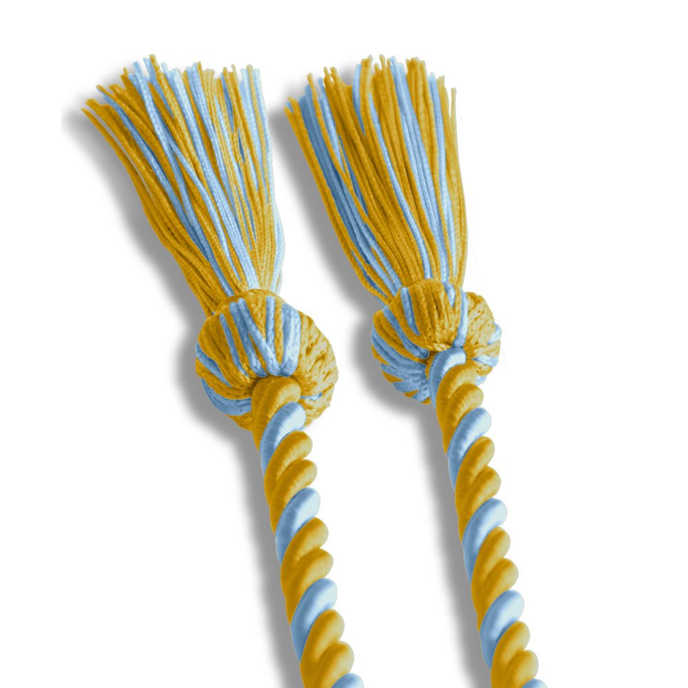 Single Graduation Honor Cord Gold/Light Blue - Endea Graduation