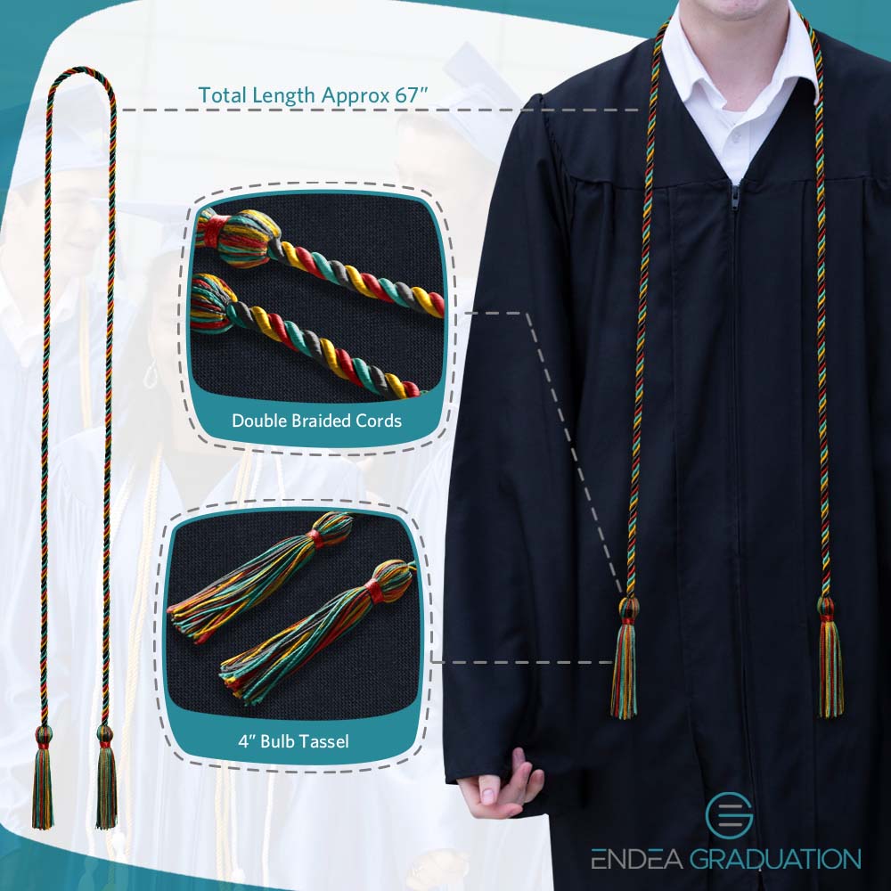 Single Graduation Honor Cord Kente - Endea Graduation