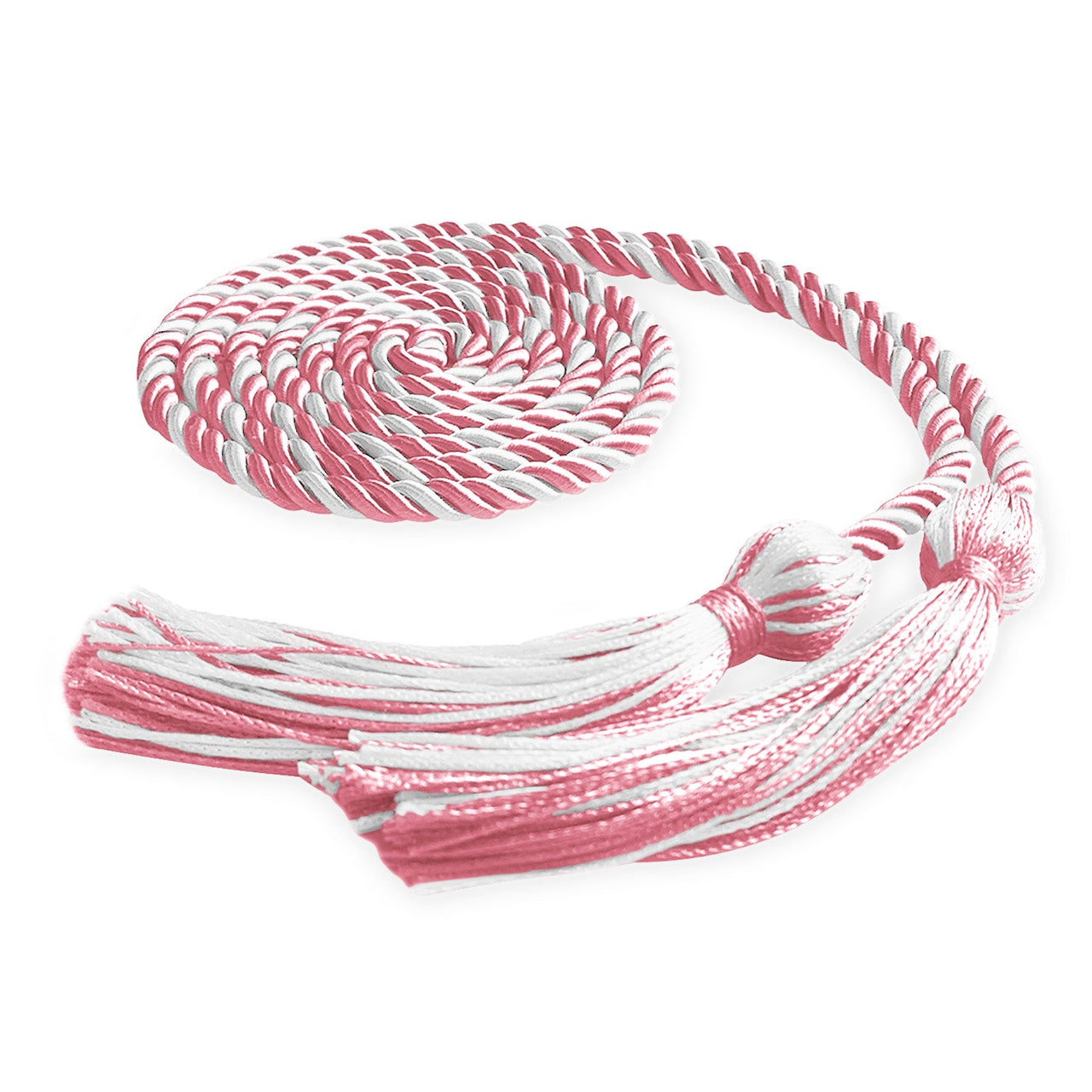 Single Graduation Honor Cord Pink/White - Endea Graduation