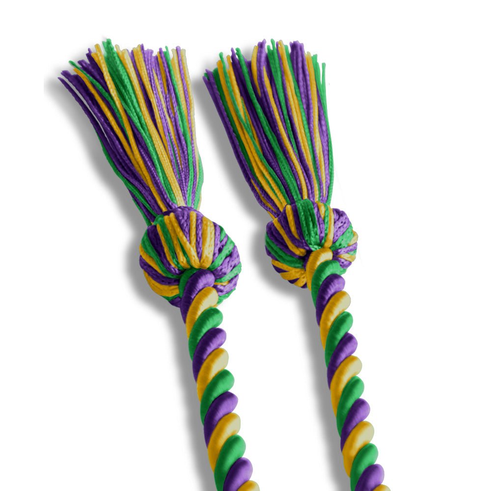 Single Graduation Honor Cord Purple/Green/Gold - Endea Graduation