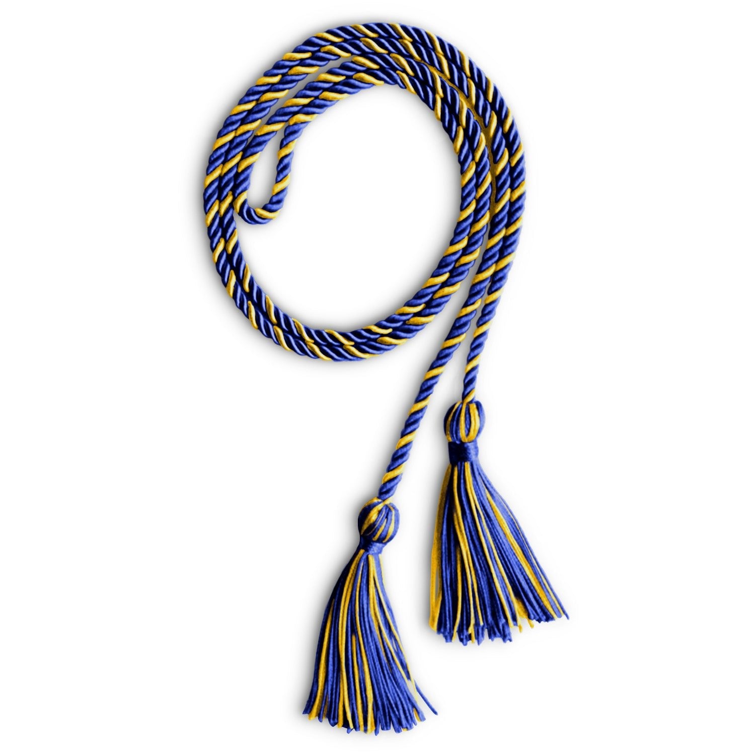 Single Graduation Honor Cord Royal Blue/Gold - Endea Graduation