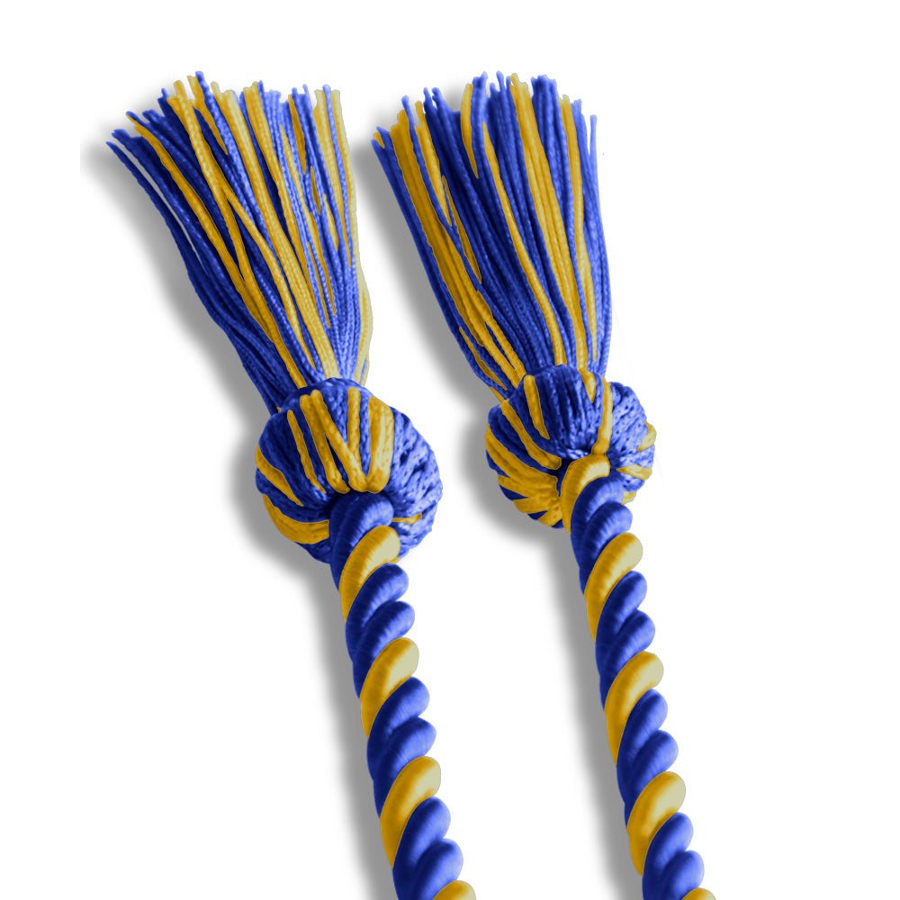 Single Graduation Honor Cord Royal Blue/Gold - Endea Graduation