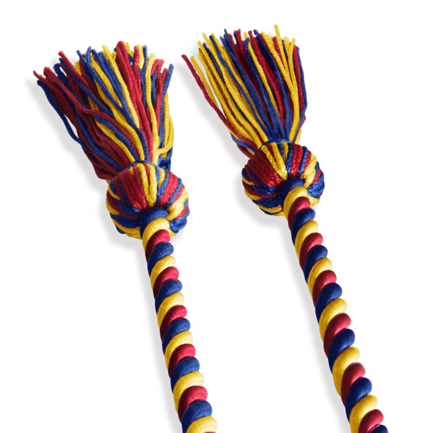 Single Graduation Honor Cord Royal Blue/Red/Gold - Endea Graduation