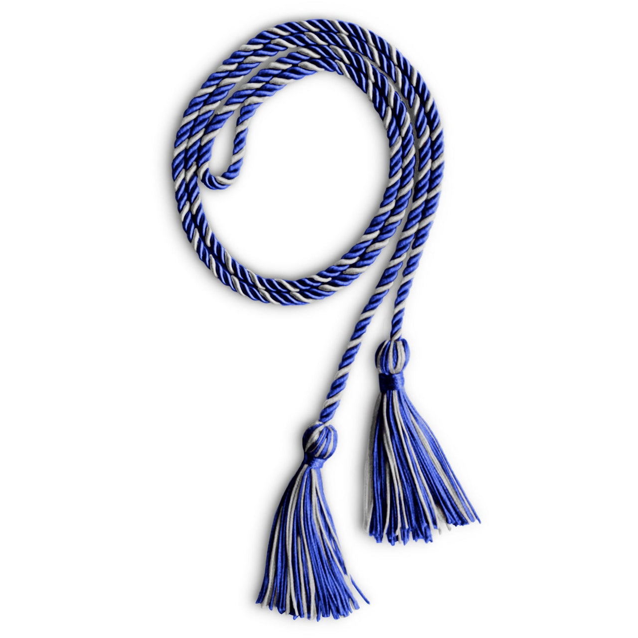 Single Graduation Honor Cord Royal Blue/Silver - Endea Graduation