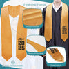 Antique Gold Class of 2025 Graduation Stole/Sash With Classic Tips - Endea Graduation