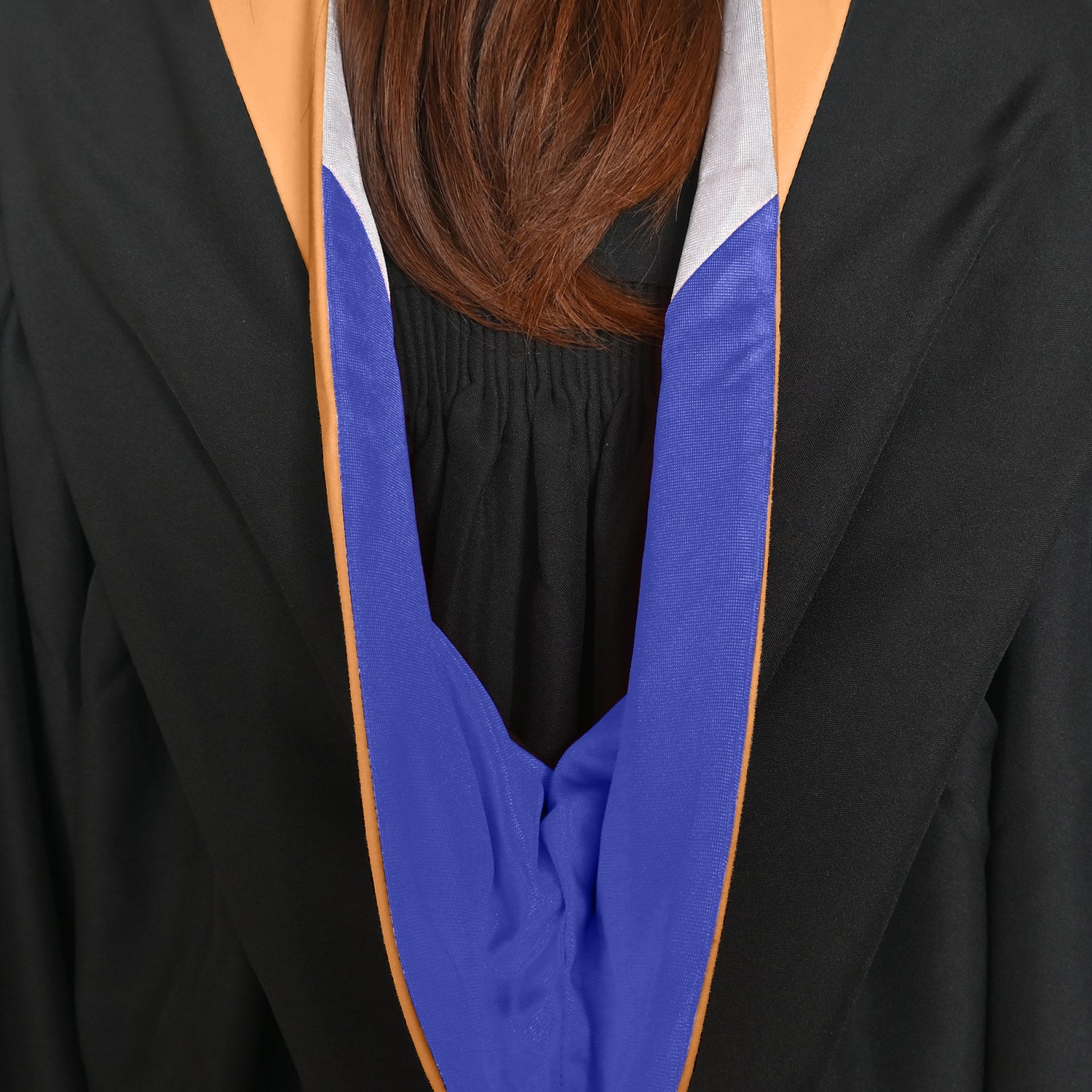 Bachelors Hood For Nursing - Apricot/Royal Blue/White - Endea Graduation