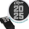 Black Class of 2025 Graduation Stole/Sash With Classic Tips - Endea Graduation